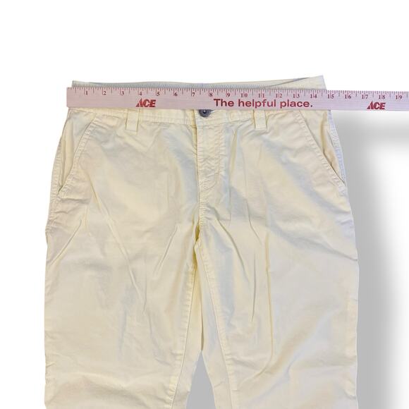 Tommy Hilfiger Y2K Low Rise Carpenter Ankle Pants Womens Size 4 Yellow - Picture 3 of 10